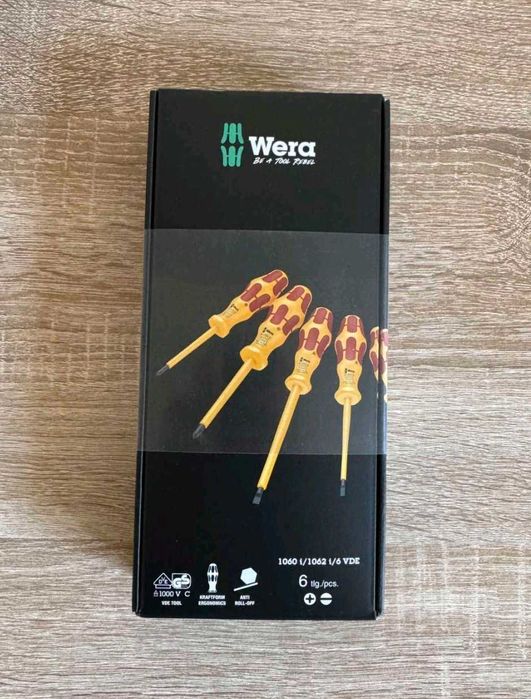 Wera-Професионални електрически отвертки -6 бр