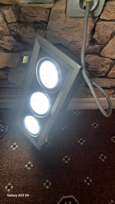 Lampa 3 x led reglabile