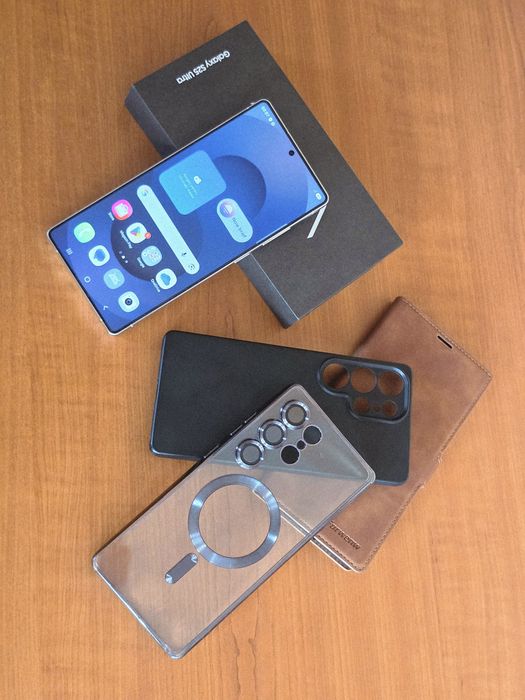 Samsung Galaxy S25 Ultra 256GB – Titanium Silver Blue – Impecabil + 3 Huse Cadou