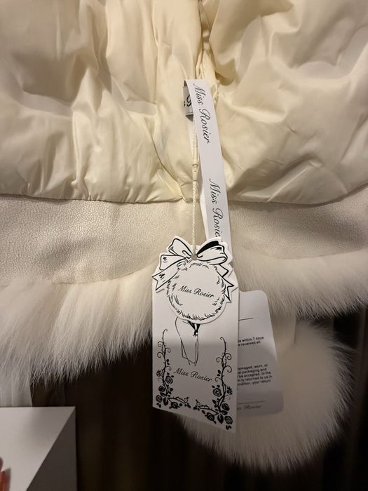 Jachetă blăniță albă, Miss Rossier, noua