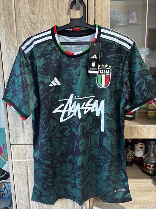 Italy x Stussy Football Jersey