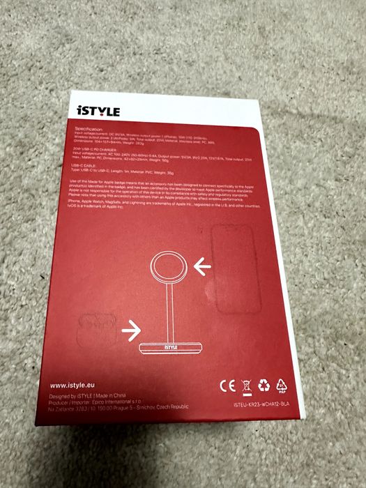 Stație încărcare iSTYLE 2 în 1 MagSafe Wireless – NOUĂ, SIGILATĂ