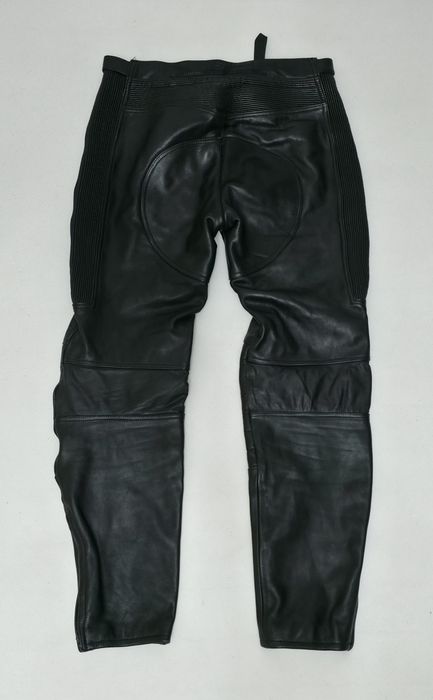 Pantaloni profi moto Hein Gericke Streetline, din piele naturală, marimea 58 (un XXL) Handmade