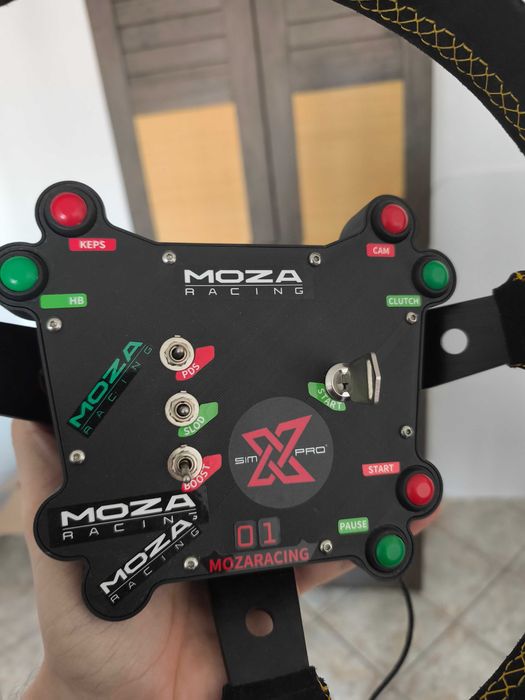Volan Sim Racing - 320mm + Button Box Custom - compatibil Moza