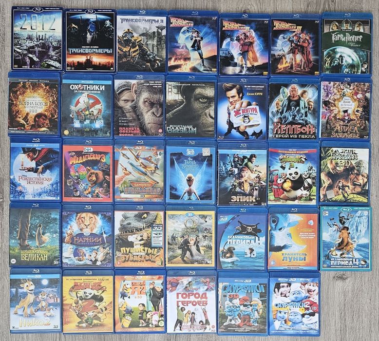 Диски двд, блю рэй, blu ray.