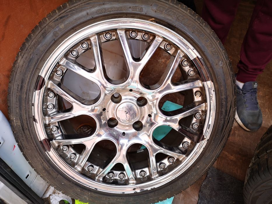 17" джанти с гуми 215/45/17  4x100 57.1