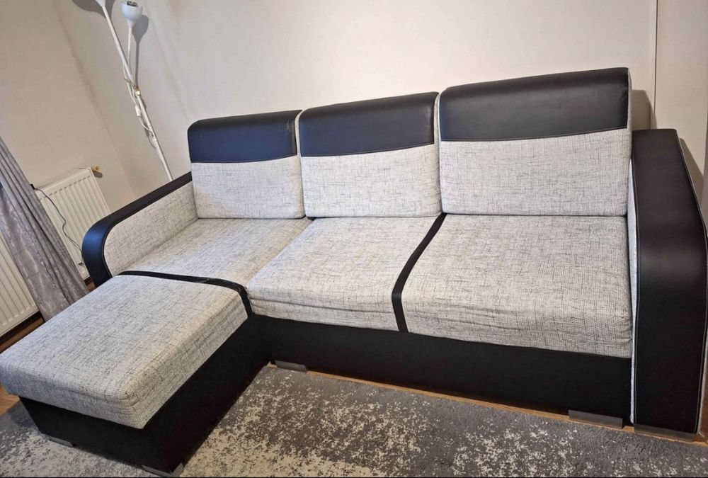 Canapea tip L extensibila Zore