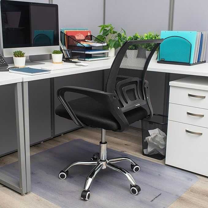 НАРУШЕНА ОПАКОВКА Ергономичен стол – R004-DE-UM515-BLACK