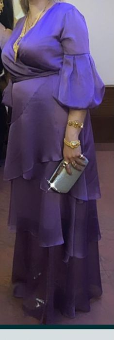 Официална лилава рокля