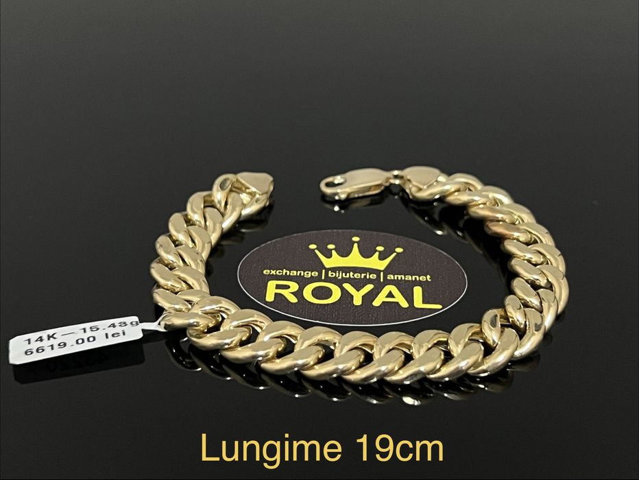 Bijuteria Royal CB : Bratara aur 14k unisex 15,43gr
