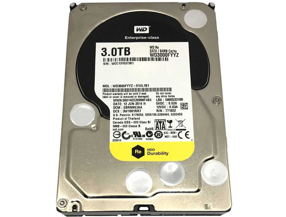 Hard disk 3TB Western Digital WD3000FYYZ Sata 3, Seagate 6TB 5400rpm