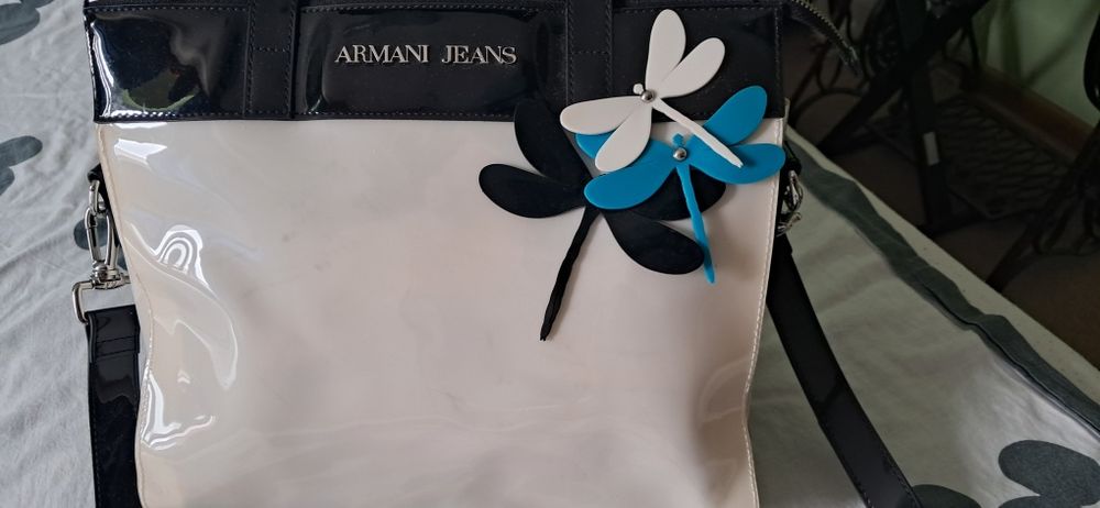 Geanta medie Armany Jeans poliuretan