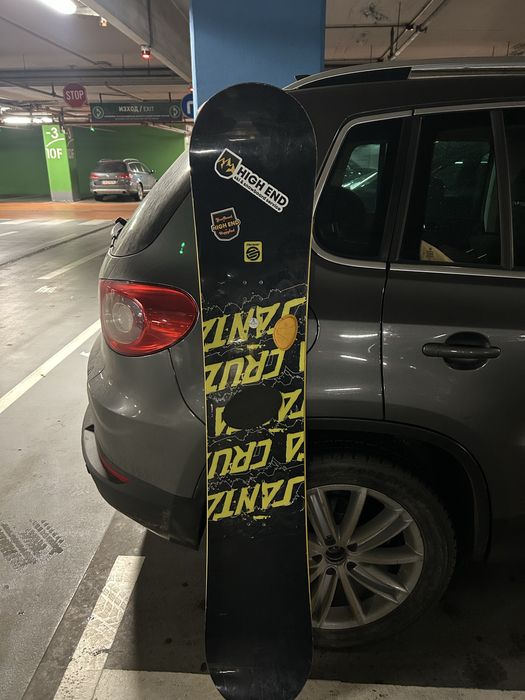 Сноуборд Santa Cruz, Camber, black/yellow