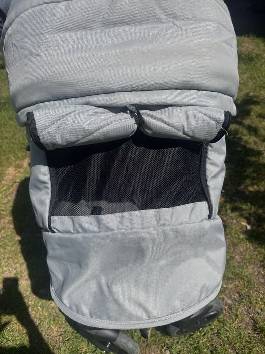 Бебешка комбинирана количка 2 в 1 KikkaBoo - Amani, Сива