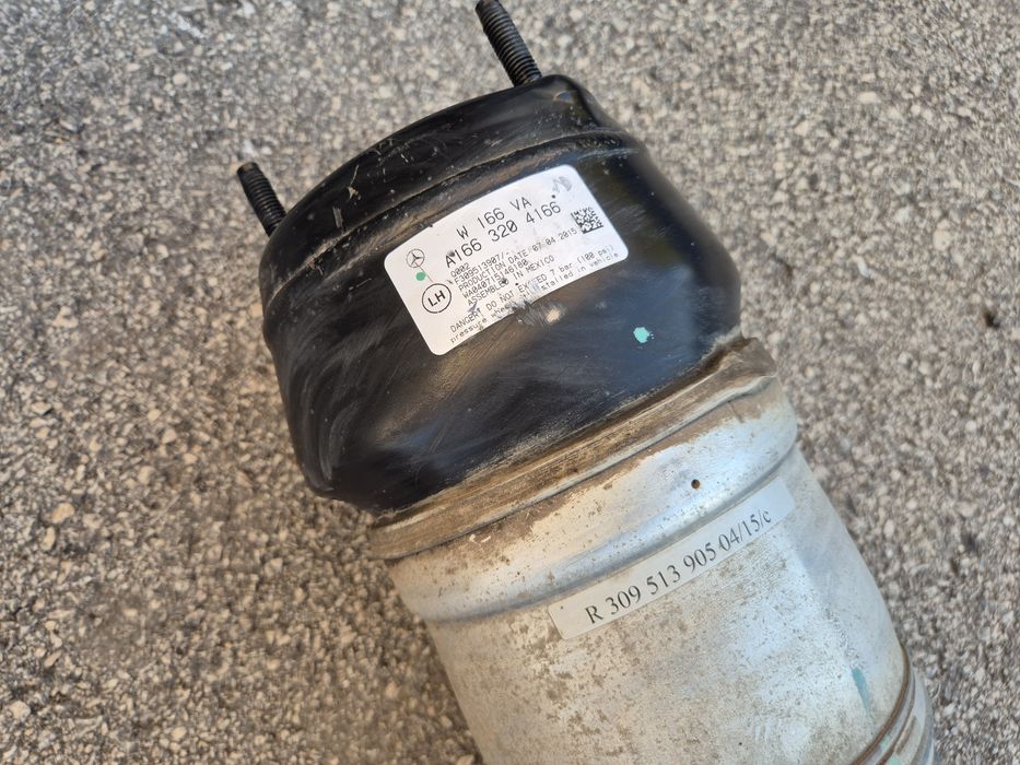 Преден ляв амортисьор Мерцедес GLE W166 ML W166 възглавница въздух