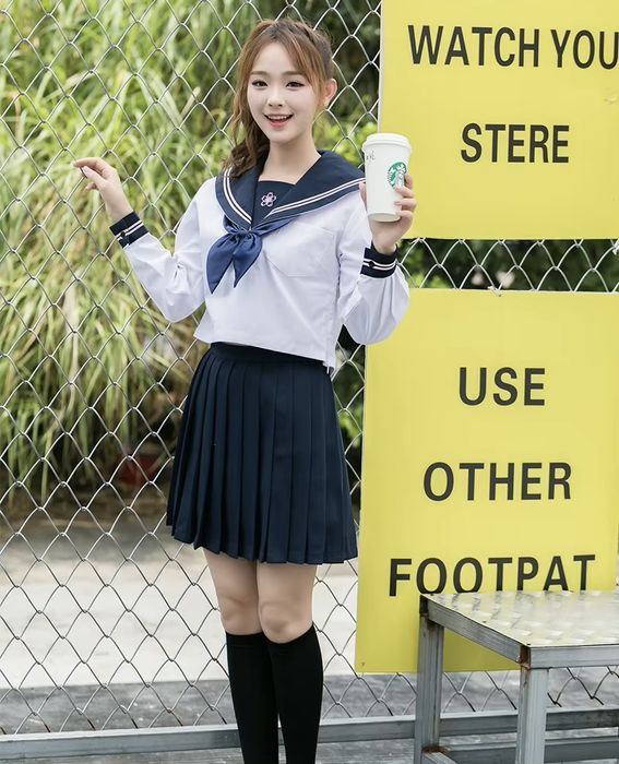 Японская школьная форма Сакура / Аниме форма для косплеев