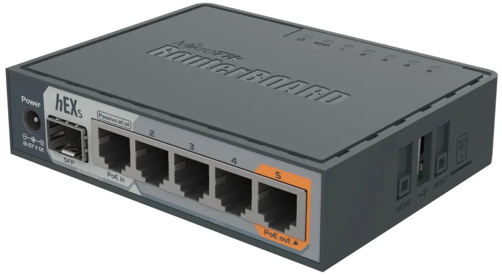 Mikrotik hex s, Switch 24 ports MikroTik CRS326-24G-2S+RM