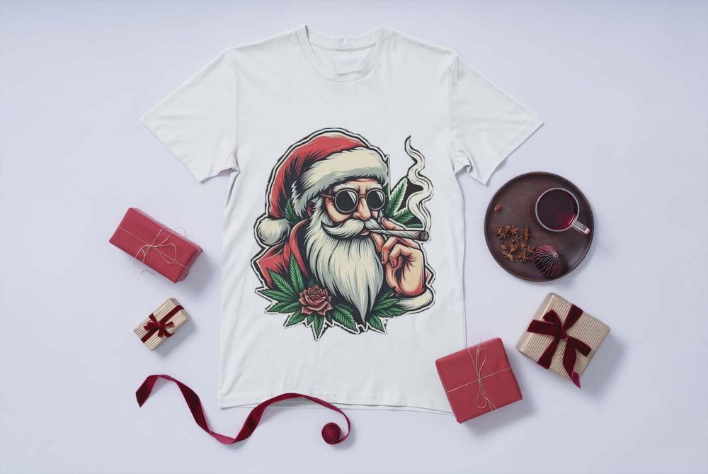 Коледна тениска с атрактивен принт