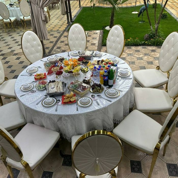 Прокат аренда чинни идишлар, стол стул хонтахта