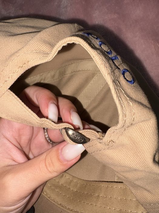 Sapca Polo Ralph Lauren Bej Maro Noua Nepurtata