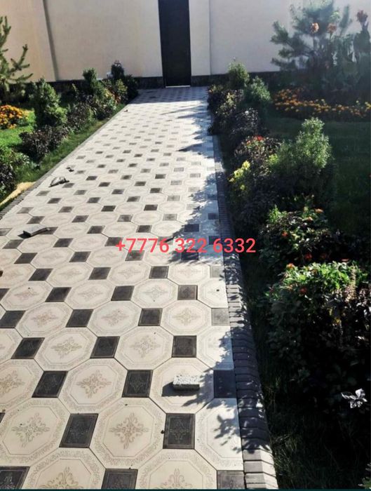 Брусчатка вибро-прессованная