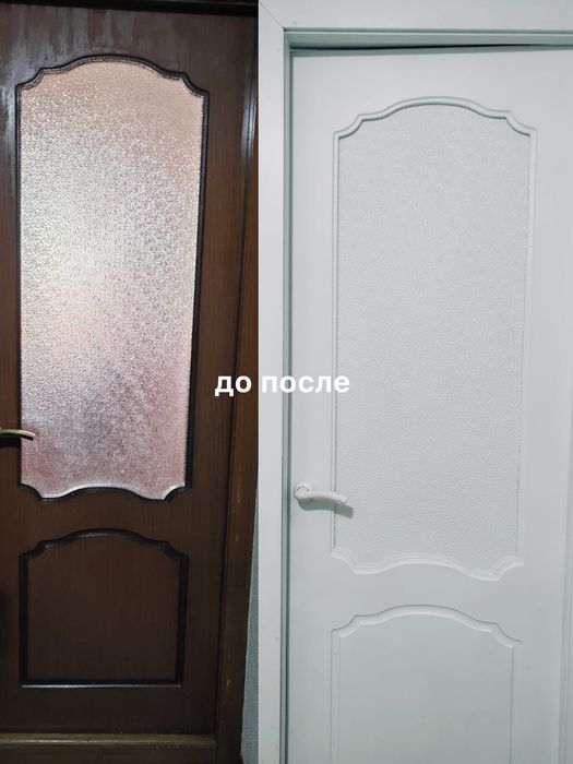 Покраска двери, мебели,кафель, лестниц