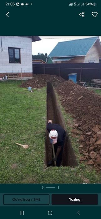 Ура тиранше казиш хизматлари