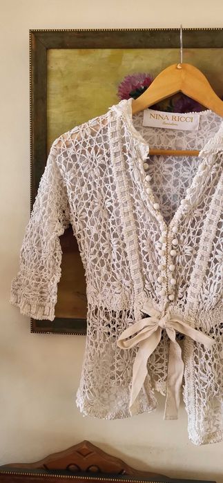 Top / bluza din dantela Nina Ricci ORIGINALA
