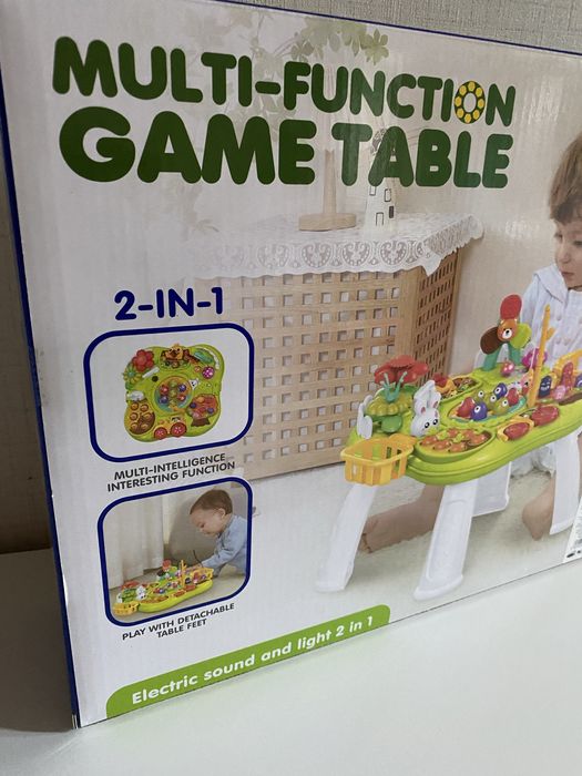 Занимателна музикална масичка - риболов, въдица, чукче,