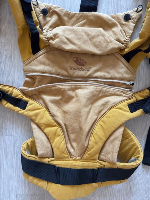 MANDUCA XT – MARSUPIU ergonomic – 3,5–20 kg – galben mustar