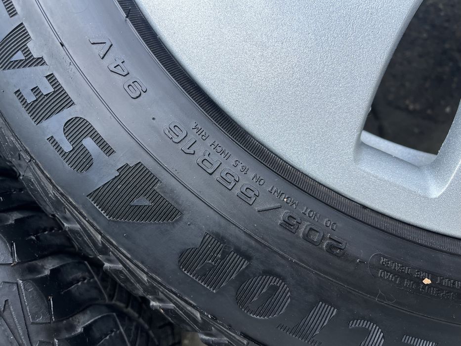 Jante aliaj 5x112mm, anvelope 205/55 R16, Audi A3, A4 B5 B6 B7, VW Seat Skoda