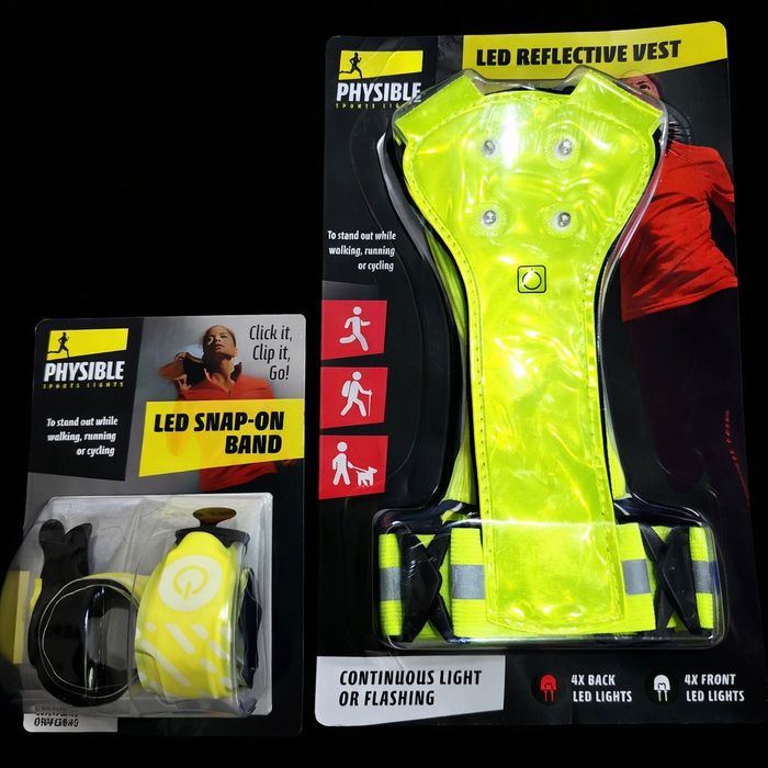 Комплект от 2 броя за безопасност Physible Sports Lights LED