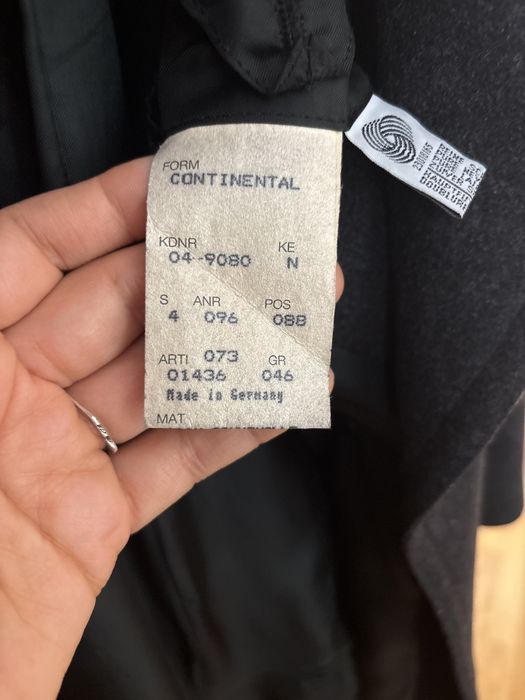 100% вълнено палто Boss Continental