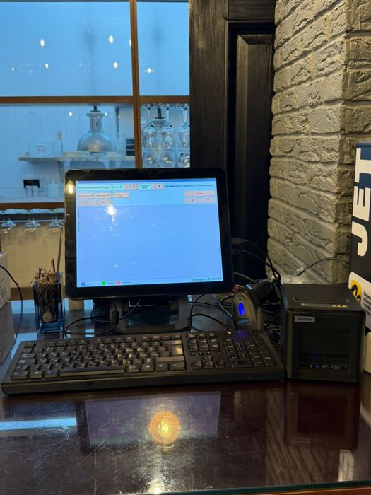 Моноблок, чековый принтер , сканнер