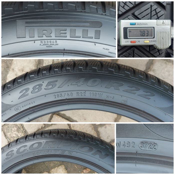 O bucată 285/275 40 R22 M+S iarnă - una Pirelli Vredestein