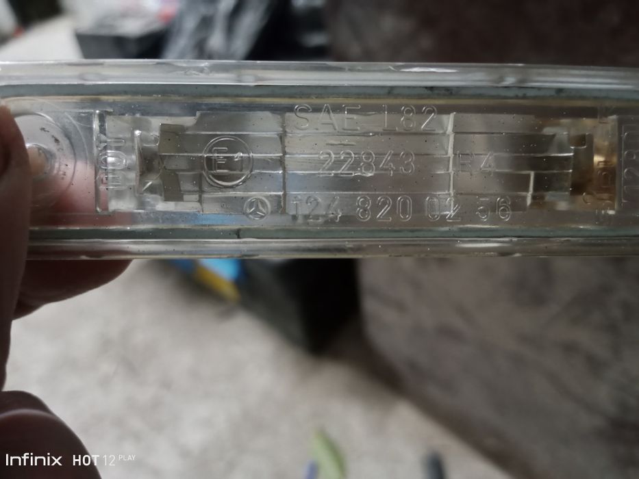 Подсветка номера на Мерседес W124