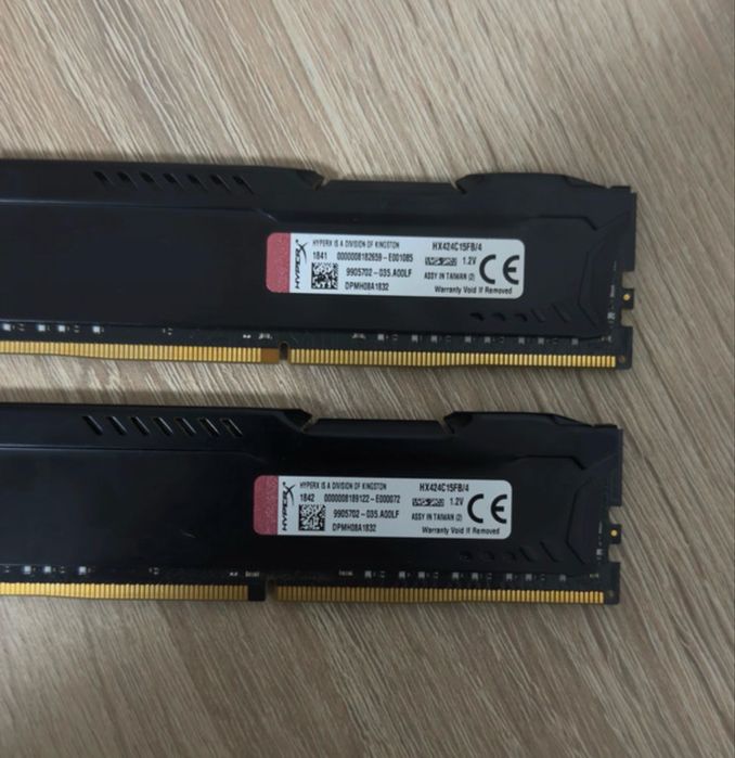 2x4 Gb Ram DDR4 2400 mhz
