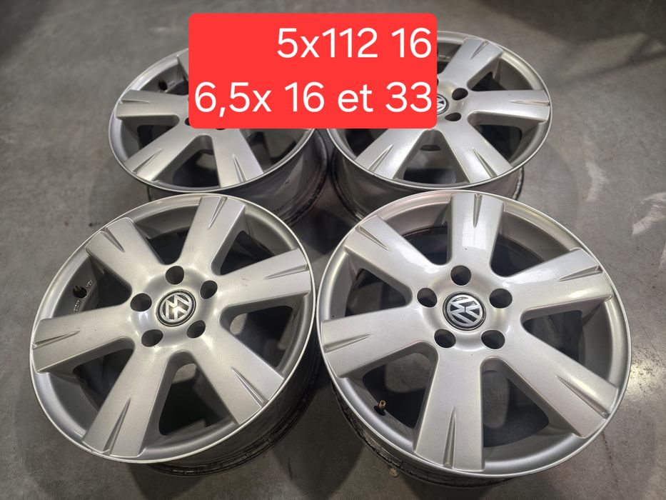 Jante aliaj R16 5x112 skoda octavia superb vw tiguan passat seat leon