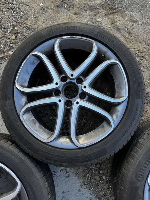 Оригинални Mercedes джанти 17 с летни гуми Continental
