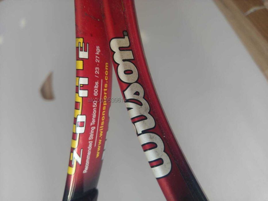 Тенис. Ракета Wilson soft shock, с калъфа