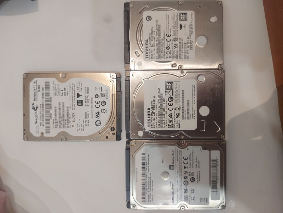 Жесткие диски от 320гб до 1000