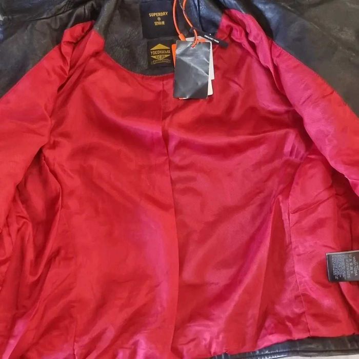 Super dry Дамско кожено мото яке | S | НОВО