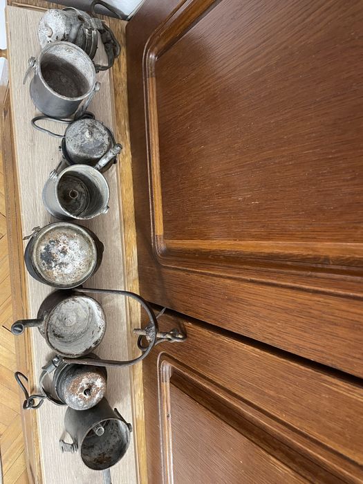 Vand 4 lămpi vechi de miner