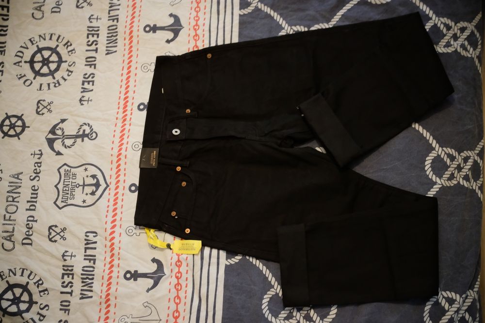 Selvage черни дънки Red Tornado 14.5oz