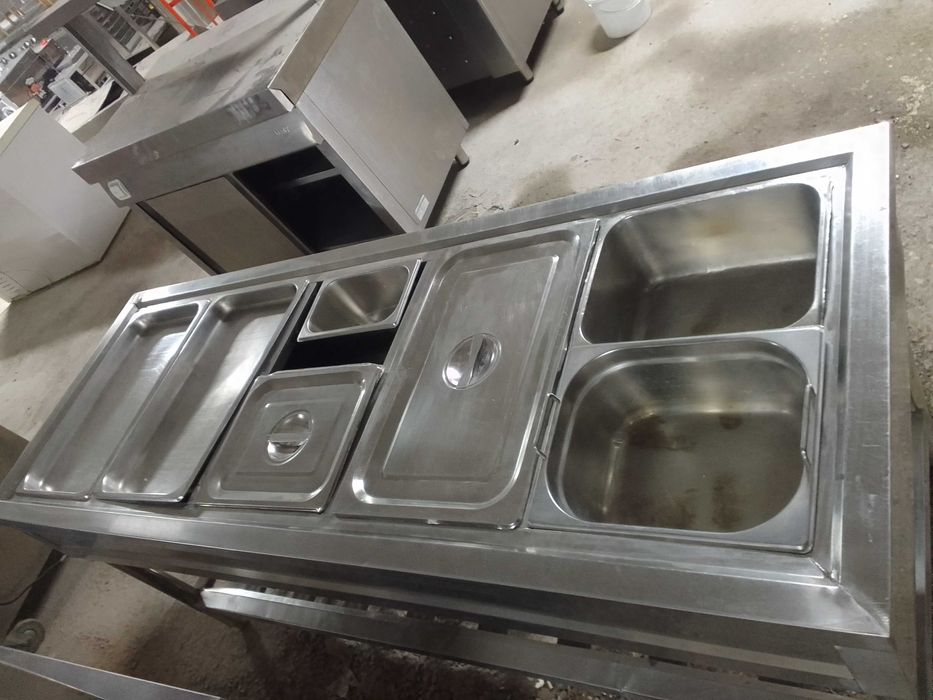 Линия раздачи вторых блюд, оборудование