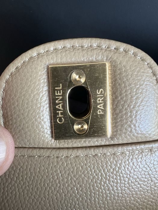 Geanta chanel 2.55 caviar grej