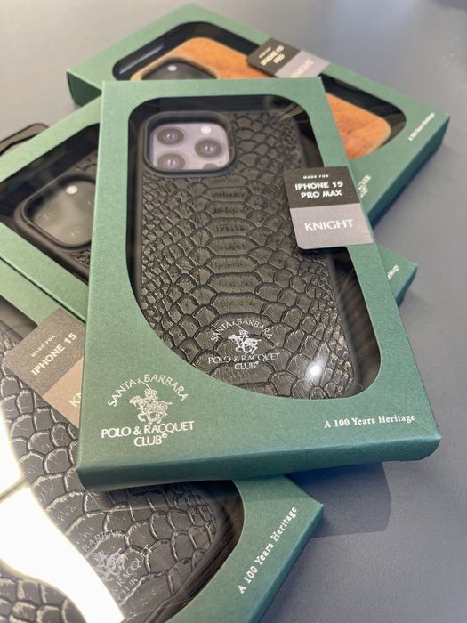 Polo Луксозен кейс Змийска кожа iPhone 16 Pro 16Pro Max 16 15 Pro 15