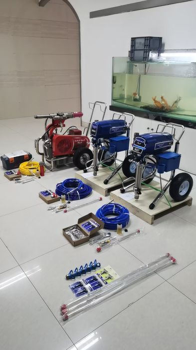 Оборудование для нанесения Шпаклёвки и краски. Shpaklyovka va kraska s