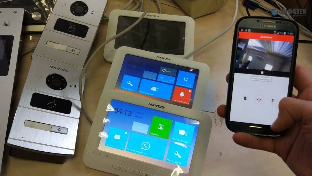 Установка камера видеонаблюдение