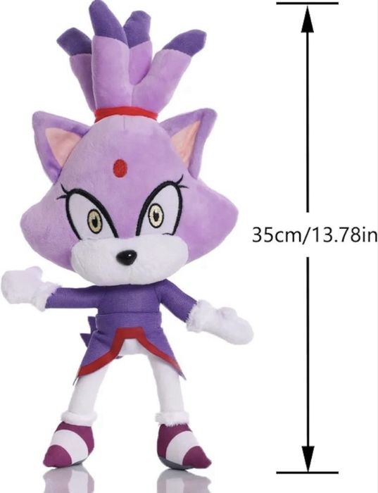 Плюшена Играчка Соник Rouge Sonic, 30см, Sonic Blaze Cat